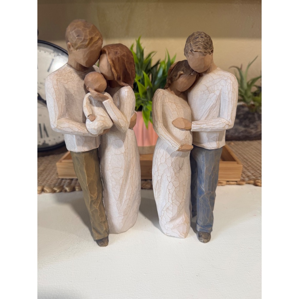 Willow Tree Home and Our Gift Figurines Susan Lordi Family Set Newborn Pregnancy
